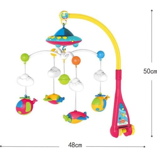 Baby Toy Music RattleBaby Toy Newborn Rotating Bed Bell 0-1 Years Old Educational Toy Baby Toys Developmental