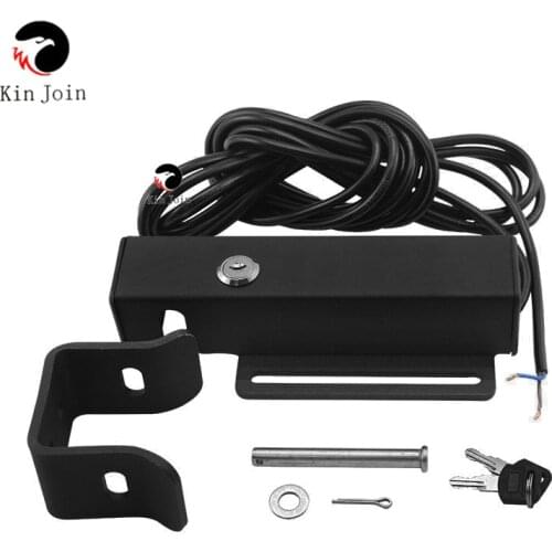 LM149 24V Electric Gate Latch Lock for Swing Gates Double or Single leaf DIY Prevent hurricanes