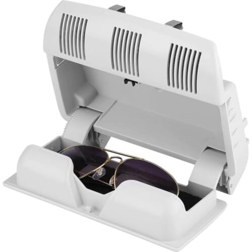 For Skoda Octavia Fabia Roomster Sunglasses Box Sun Glasses Case Container Eyeglasses Holder Gray Beige 1Z0868565E