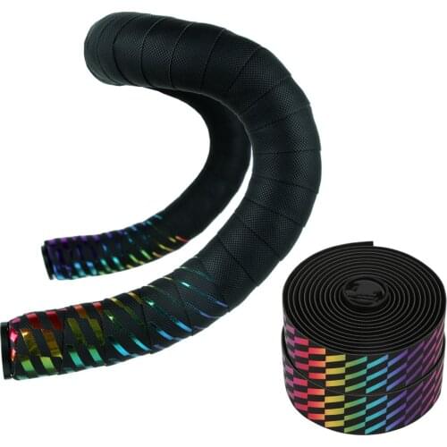 GUSTAVO Road Bike Handlebar Tape Anti-slip reflect light Bicycle Handle Bar Tapes