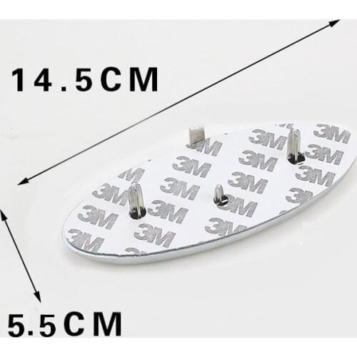 1PCS OEM 14.5*5.5CM car decoration sticker, FOR FORD to replace the logo on the hood/trunk