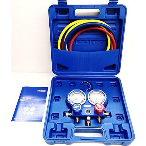 Liquid Filling Pipe Double Meter Fluorine Meter Air-conditioned Set Fluoridation Table Group Refrigerant VALUE VMG-2-R22-B
