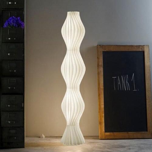 Led Acrylic Art Floor Lamp Modern Minimalist Nordic White Hula Standard Light Decoration Lamp for Living Room Bedroom Hall Bar