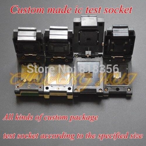 TEST Custom made ic test socket Custom made Adapter QFN/BGA/QFP socket