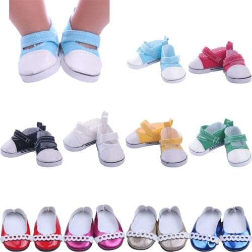 10 Set Doll Shoes Clothes Suitable For Autumn & Summer For 14 Inch Dolls Birthday Girls Toy Gifts