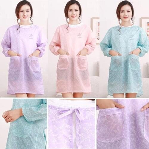 Waterproof Apron Cooking Kitchen Aprons For Women Home Cleaning Hairdresser Baking BBQ Oil-proof Apron Bibs Kitchen Accessory