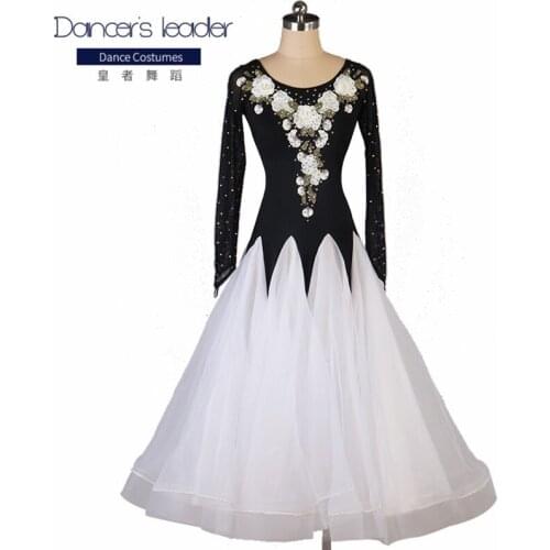 Women Ballroom Dance Dresses Standard Ballroom Dancing Clothes Competition Standard Dance Dress Waltz Foxtrot Dress Children