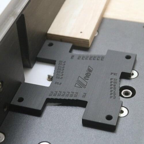 2PCS Woodworking High Precision Height Gauge 5-36.5mm Router Table Electric Circular Saw Engraving Machine Measuring Tool Ruler