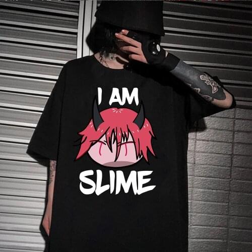 2021 Anime That Time I Got Reincarnated as a Slime T Shirt Casual Men Women Short Sleeve Oversized Streetswear T Shirt