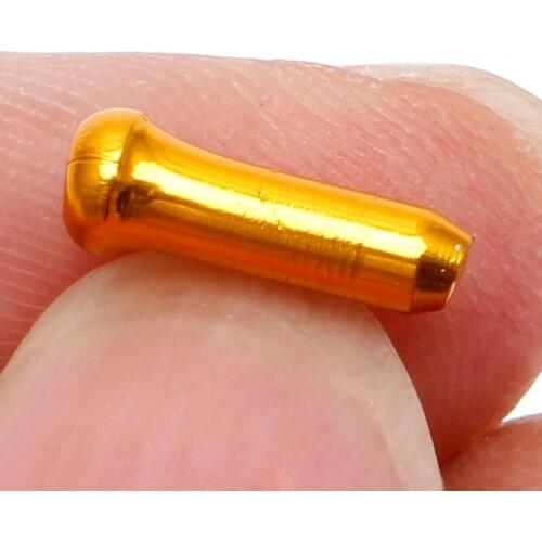 30Pcs MTB Bicycles Brake Wire End Core Cable Aluminum Cover Gear Bikes Parts