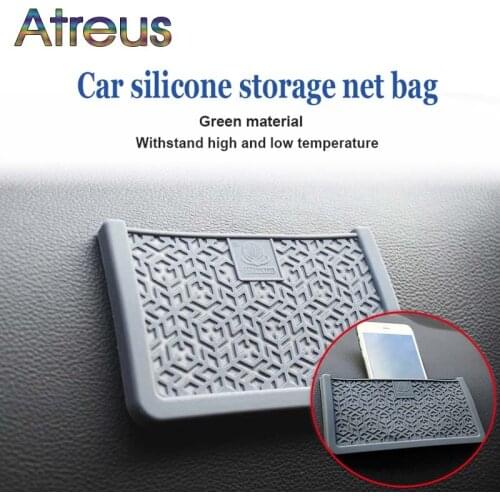 Atreus Silicone phone storage bag For VW Polo Jetta Toyota Corolla Avensis Mercedes Benz W203 W204 Saab Renault Dacia Duster