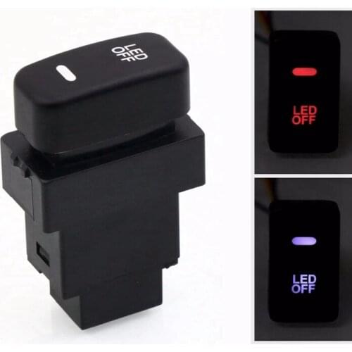 Car Fog Light Switch Daytime Running Light Switch with Light for Mitsubishi Asx Lancer Outlander Pajero