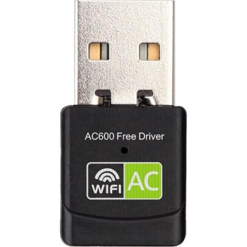 Free Driver 600Mbps New Version Wireless USB Wifi Adapter Receiver 2.4+5 Ghz USB Wifi 802.11n/g/b Network Card