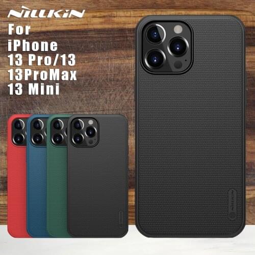 NILLKIN For iPhone 13 Pro Case Back Cover Frosted Pro Bumper Cases Camera Protection Case for iPhone 13 Pro Max Mini