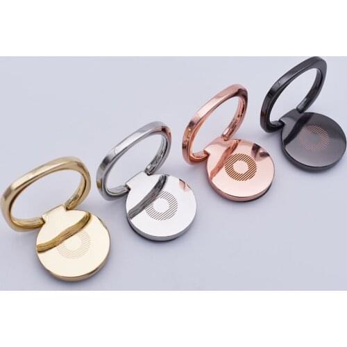 Phone Holders Ring Bracket Metal Ring Buckle 360 Degree Rotating Desktop Bracket Gift Mobile Phone Bracket