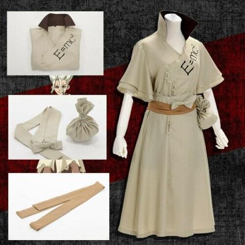 Dr. Stone Senku Ishigami Costume Suit Christmas Carnival Party Cosplay Costumes