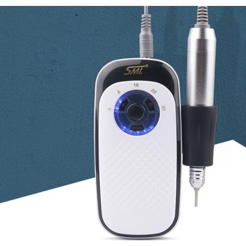 Nail Drill For Acrylic Nails Portable Rechargeable 35000rpm Electric Professional Cordless File Machine Gel Nails Polish Cuticle