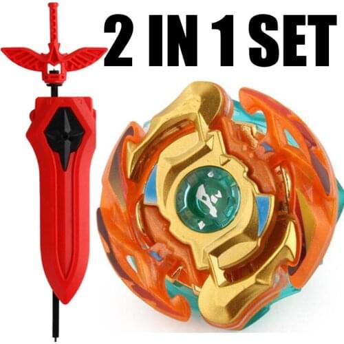 GOLD Special Edition Blaze Ragnaruk / Roktavor Burst Spinning Top STARTER w/ Launcher B-75 Toy Kids With Sword Launcher