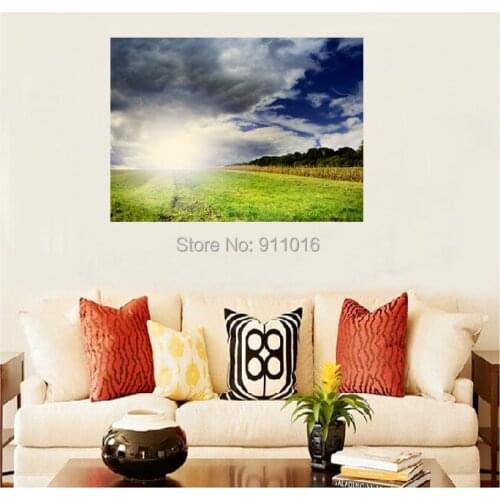 Printed Beautiful Modern Prairie View Wall Art Home Decor Landscape Print Oil Painting On Canvas Prints Picture For Living Room