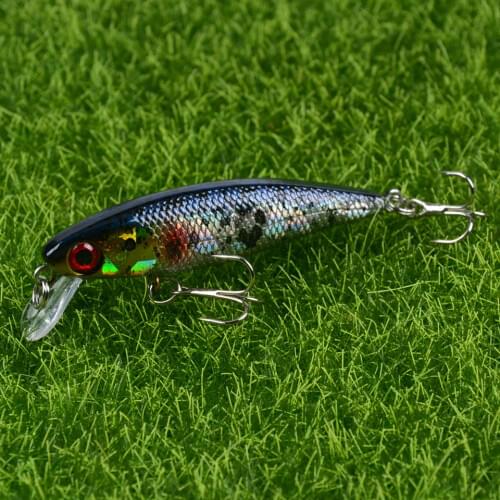 LINGYUE Small Minnow Fishing Bait 6cm 4g Floating Wobblers Diving 0-1.5m Isca Artificial Leurre Fishing lure Hard Crankbaits