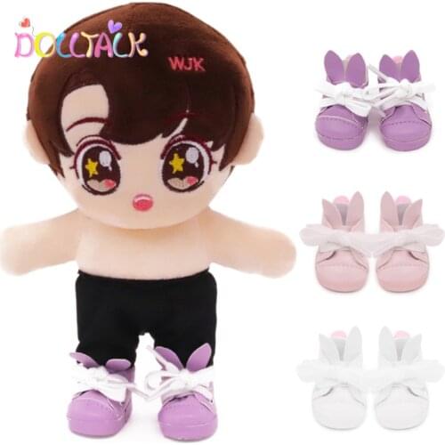 Fashion Mixed 14 inch Or 18 inch Rabbit Ears Doll Shoes For Reborn Bebe Dolls & Mini Exo Blyth Toys Dolls For Girls Best Gift