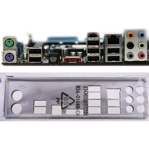 New I/O shield back plate of motherboard for P7P55D LE just shield backplate Free shipping