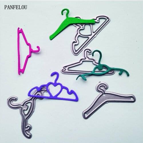 Easter PANFELOU clothes hanger metal craft paper die cutting dies Scrapbooking/DIY Easter wedding Embossing mould cards
