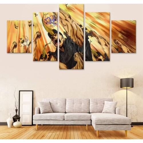Anime Cells at Work Artwork Poster Prints Home Decoration 5 Pieces Wall Art Living Room Modular Pictures Canvas Painting
