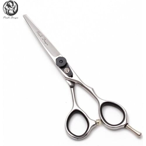 6.0" 17.5cm Purple Dragon JP 440C Barber Scissors Cutting Scissors Thinning Shears Professional Hair Scissors Styling Tool Z9015