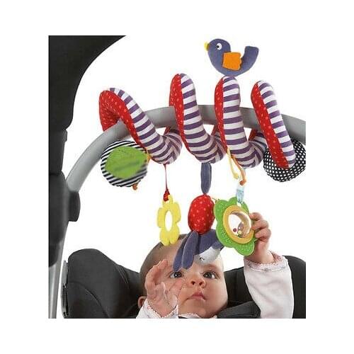 Cute Baby Toy Newborn Rattles Stroller Bed Hanging Educational Plush Toys Kids Gifts B0978