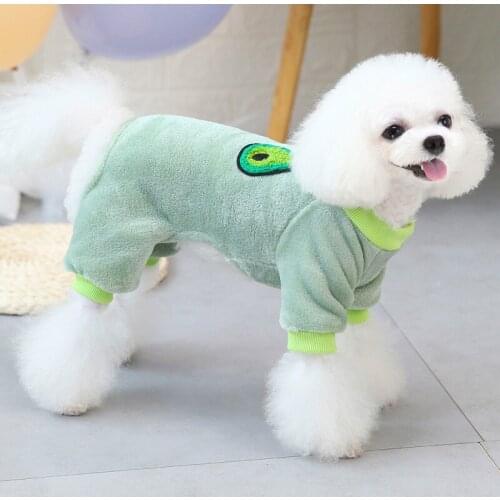 A Cute Fruit Pet Dog Jumpsuit Pajama for Small Dogs Shih Tzu Yorkshire Terrier Pajamas Overalls Puppy Cat Clothes Clothing