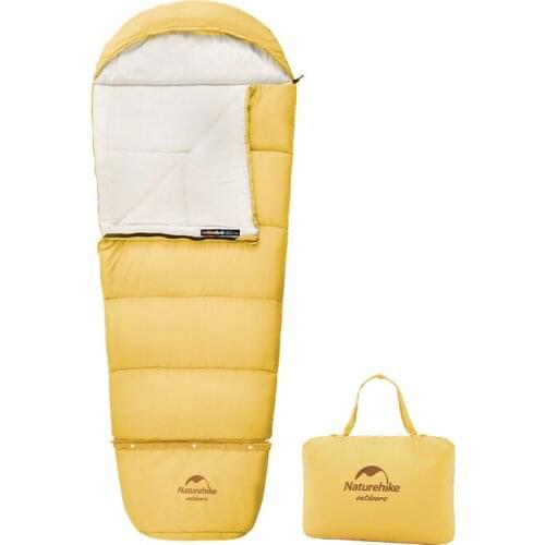 Ultralight Outdoor Travel Camping Portable Lengthen Splicing Cotton Children Envelope Sleeping Bag NH21MSD01 Naturehik