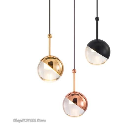 Seeddesign DORA Glass Pendant Lights Nordic Hanging Lamp for Dining Room Modern LED Luminaire Home Loft Industrial Decor