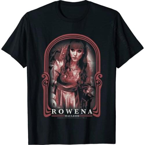 Supernatural Rowena Macleod Witchy Red Frame T-Shirt On Sale Design T Shirt Cotton Tees For Students 3D Printed