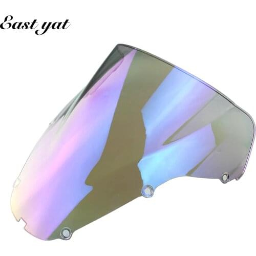 Windshield WindScreen Double Bubble For Honda CBR 900 RR CBR 929 RR 2000 2001 CBR 900RR CBR929RR 00 01 Clear iruidium