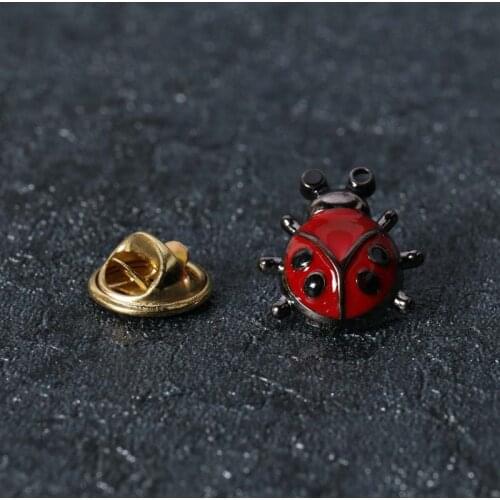 Vintage Small Cufflinks Pins and Brooches for Women Men Zinc Alloy Brooch Badges Shirt Collar Clip Pin Clothing Decoration