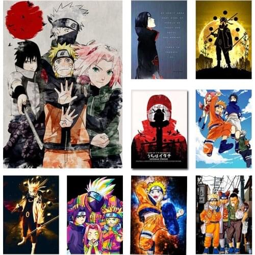 Japanese Anime Naruto Poster Canvas Painting Print Cuadros Art Wall Decoration Mural Modern Home Living Room Decoration Decor