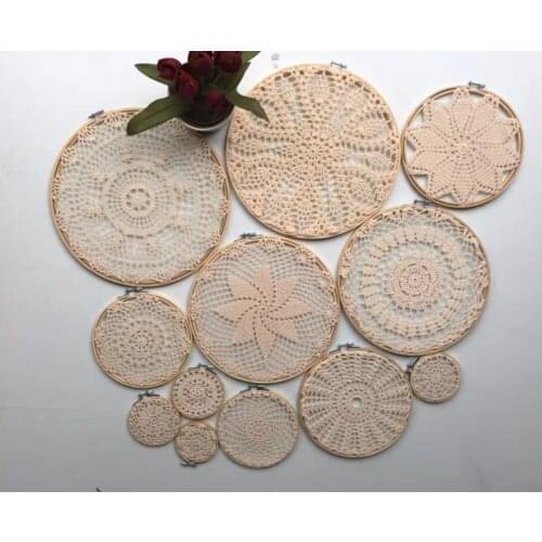 1 set DIY tapestry wall hanging Lace Dream Catcher Set Wedding Background Decoration mexican party decorations boho wall hanging