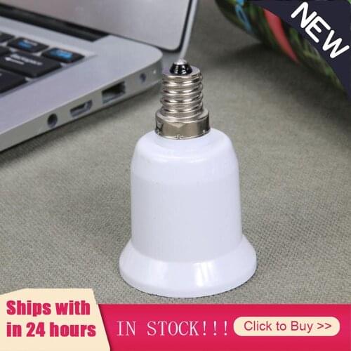 1PCS E14 To E27 Lamp Bulb Socket Base Holder Converter 110v 220V Light Adapter Conversion Fireproof Home Room Lighting