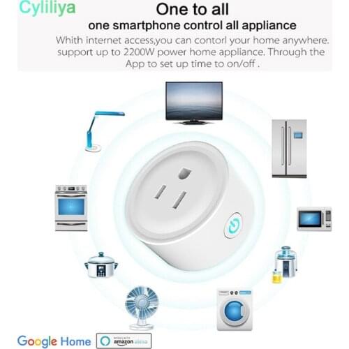 10pcs 2018 Wireless WiFi Smart Socket Power Plug With Power Meter Remote Control Alexa Phones APP Remote Control by IOS Android