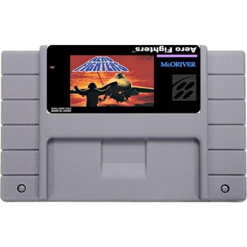 Hot Selling 16bit 46pin Super Game Card - Aero Fighters