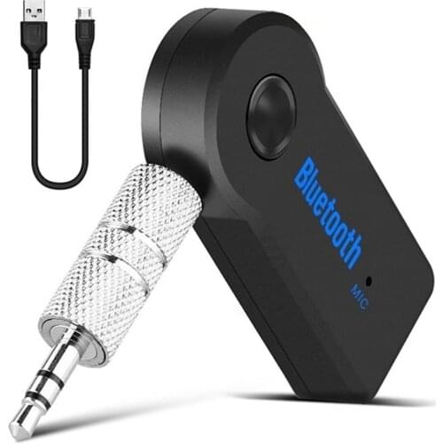2-in 1 Wireless Bluetooth 5.0 Receiver Transmitter Adapter 3.5mm Jack For Car Music Audio Aux A2dp Headphone Reciever Handsfree