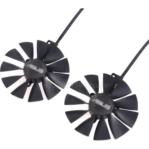 87mm T129215SH FDC10U12S9-C 4Pin Graphics Card Fan For -ASUS ROG RTX 2060 2070 RTX2080 DUAL Advanced OC GPU Cooling Fan