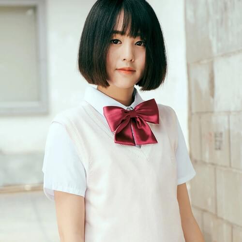 9 PCS / LOT ) Japanese sailor school uniform Pure color Bow Tie( 9 color Whole sale)