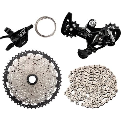 Aluminum 12Speed Cassette Flywheels 11-50T Mountain Rear Derailleur Transmission Right Lever er Parts Chain Accessory