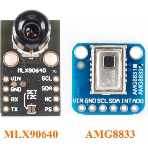 AMG8833 IR 8*8 I2C IIC IR Infrared Temperature Thermal Camera Imaging Sensors Grid-EYE Breakout Board For Arduino