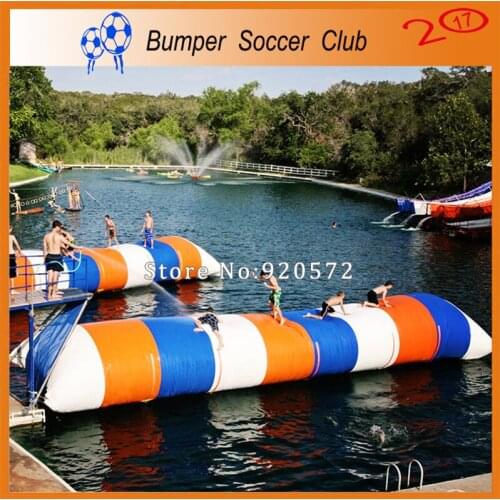 Free Shipping 0.8mm PVC 5*2m Inflatable Water Blob Inflatable Jumping Pillow Blob Jump,Water Catapult Blob For Sale