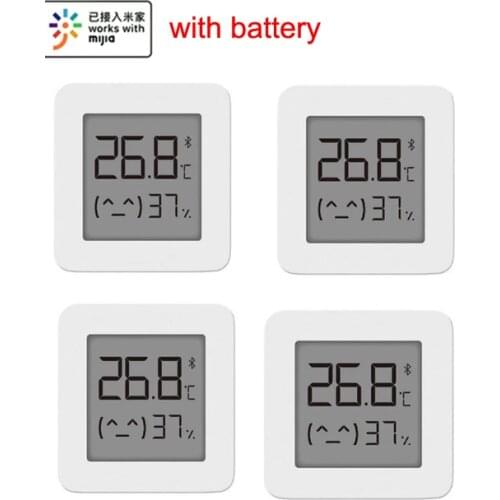 XIAOMI Mijia Bluetooth Thermometer 2 Wireless Smart Electric Digital Hygrometer Thermometer Work with Mijia APP NEW Xiami MI