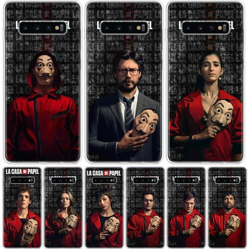 La Casa De Papel Money Heist Phone Case For Samsung Galaxy S10 S20 Ultra Note 10 9 8 S9 S8 J4 J6 J8 Plus Lite + Pro S7 Coque Cap