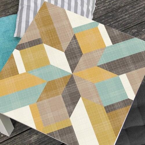 European style decorative tile linen style LACK living room desktop stickers desk renovation wallpaper stickers